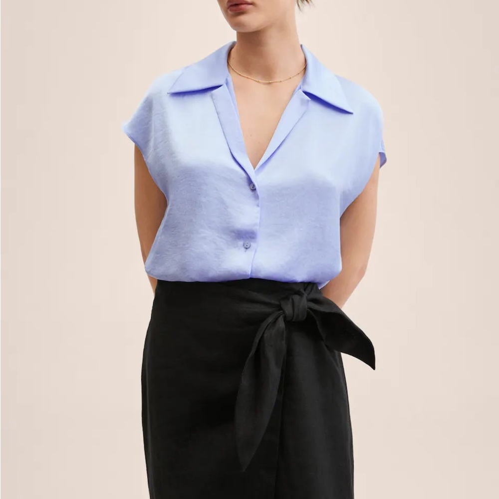 Mango Satin top